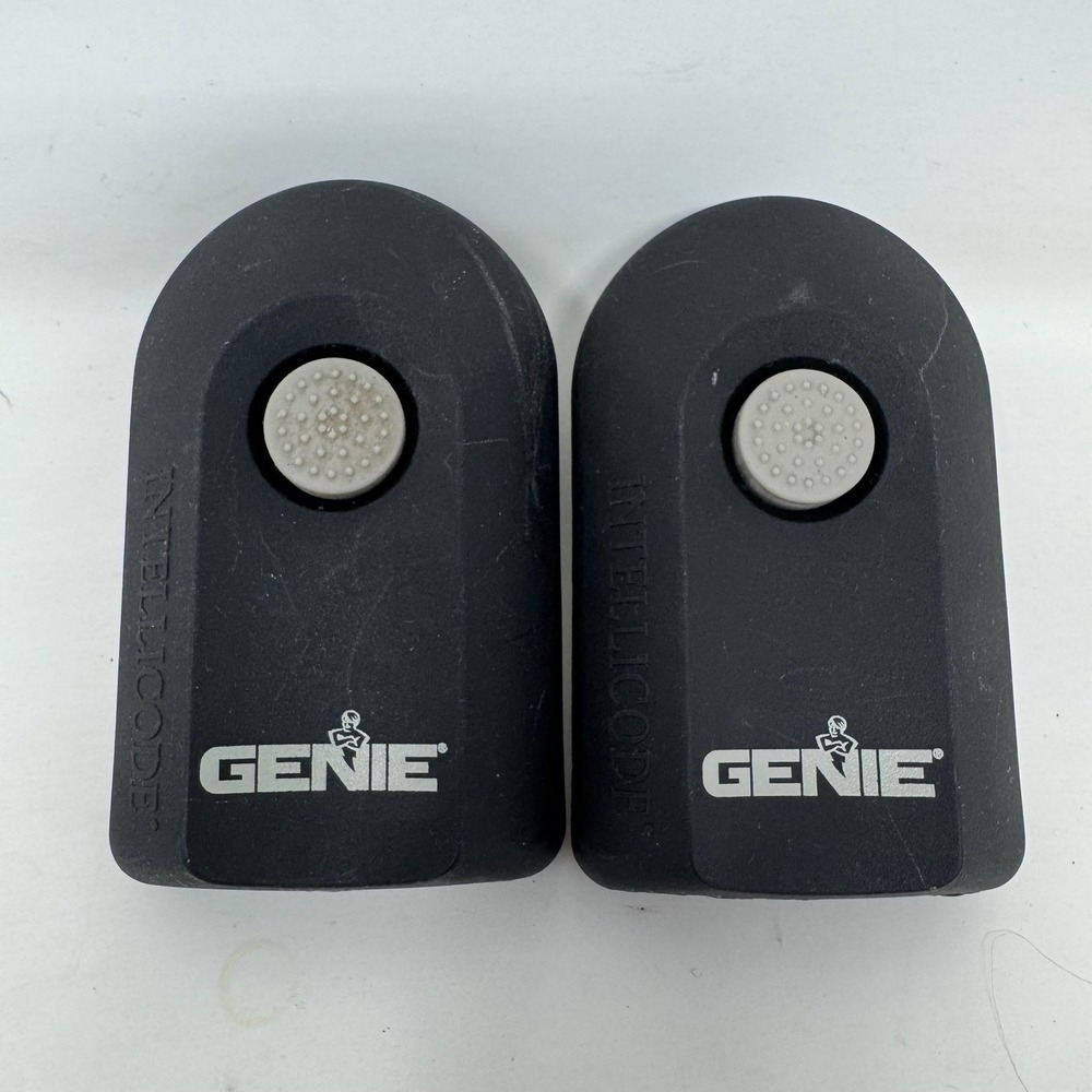 Genie Intellicode Garage Door Opener Remote 2 Pack Model ACSCTG Type 1 Black